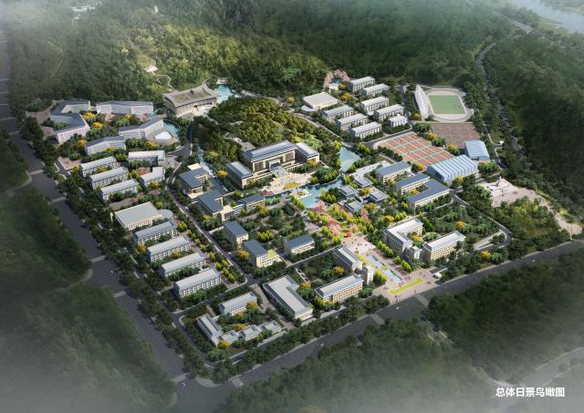 景德镇学院鸟瞰图