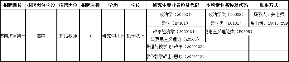 2020佛山市南海区教育系统赴湖南师范大学现场招聘教职员新增计划公告